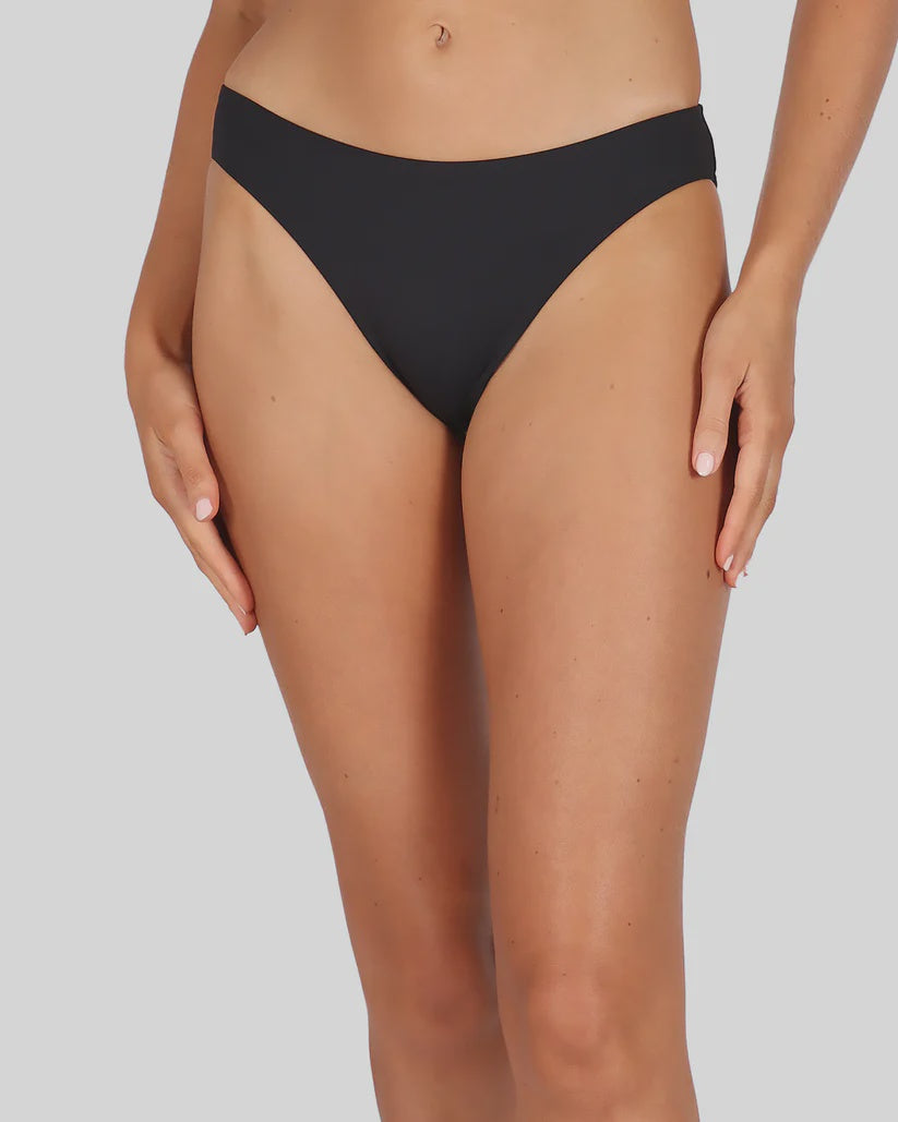 Chloro Regular Bikini Bottom in Black
