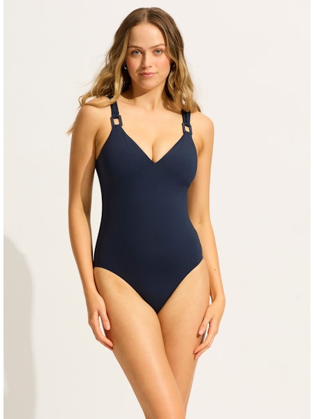 Seafolly Collective DD One Piece Swimsuit in True Navy