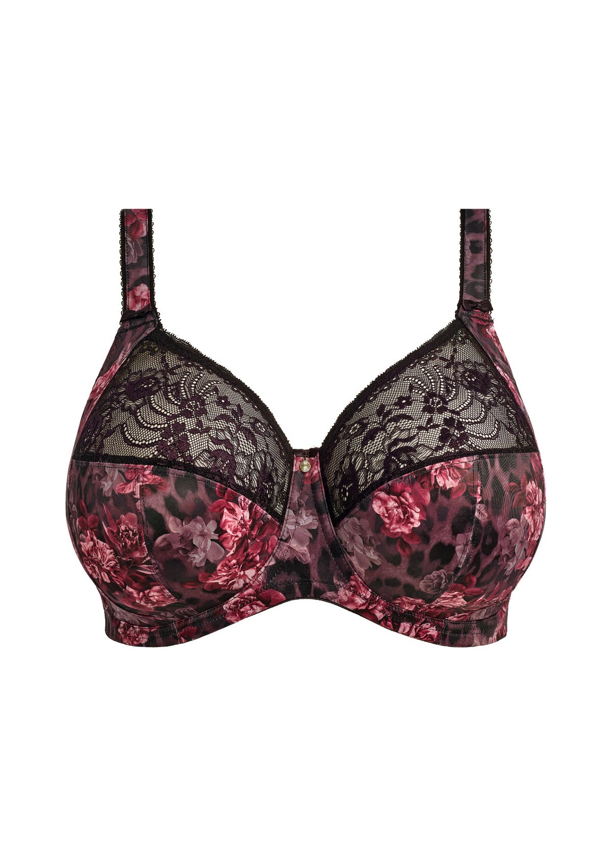 Morgan Stretch Banded Bra in Dark Romance