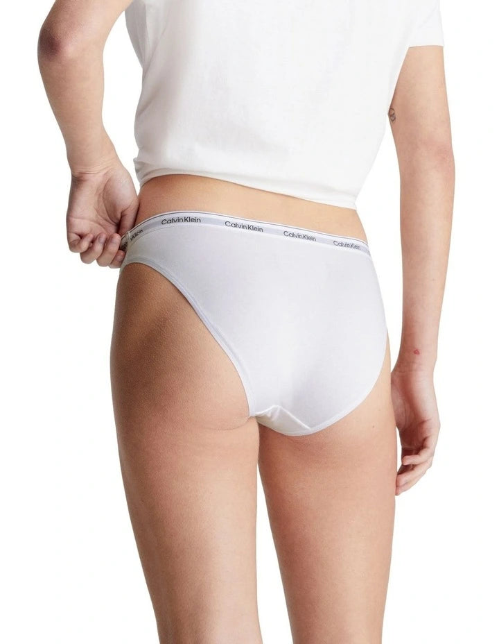 Modern Logo 3 pk bikini cotton briefs - in more colours