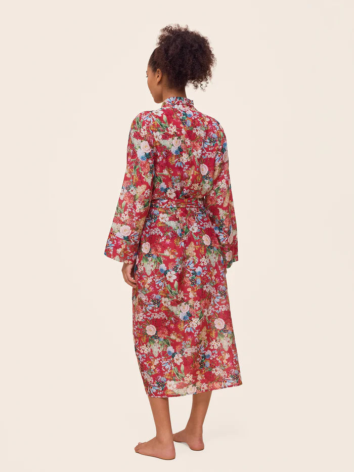 Holly Maxi Robe in Geranium