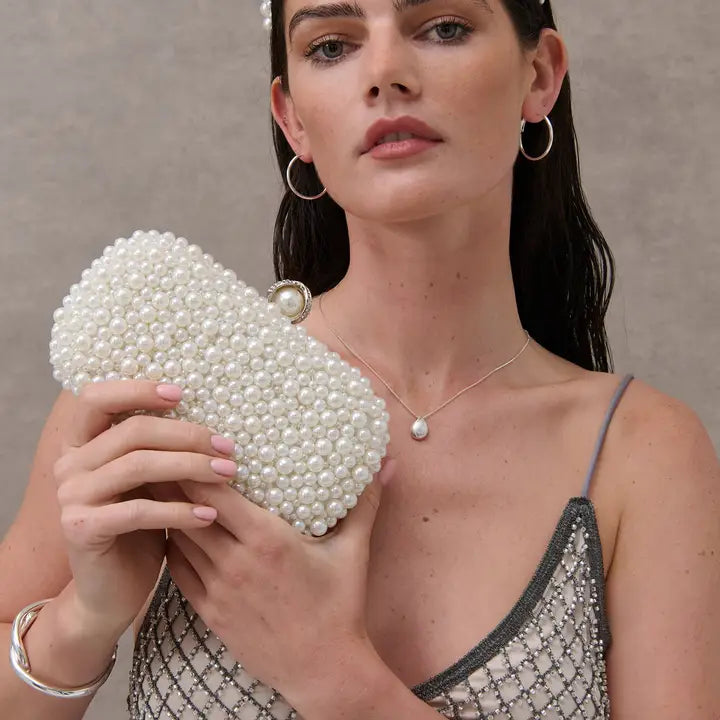 Cosmo Pearl Clutch Bag
