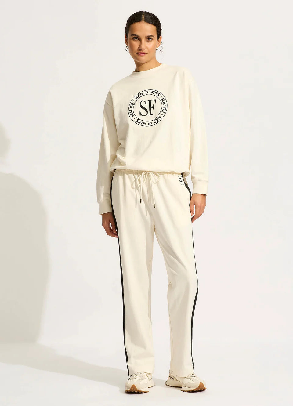 Heritage Sweat Pants in Ecru