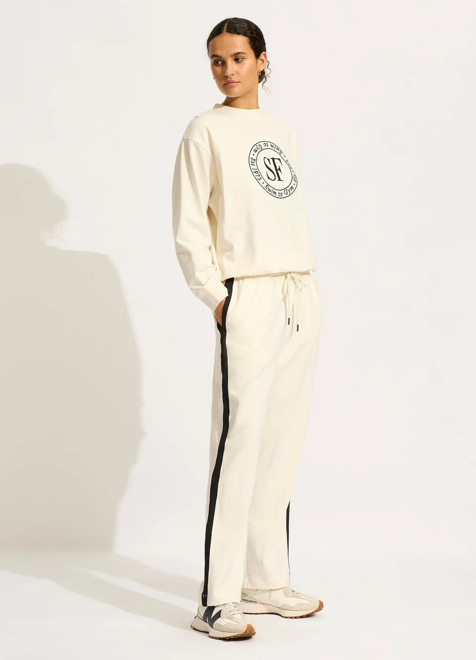 Heritage Sweat Pants in Ecru