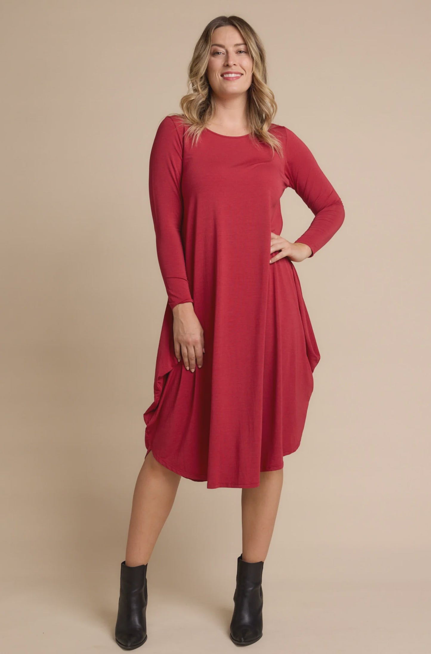 Long Sleeve Tri Dress