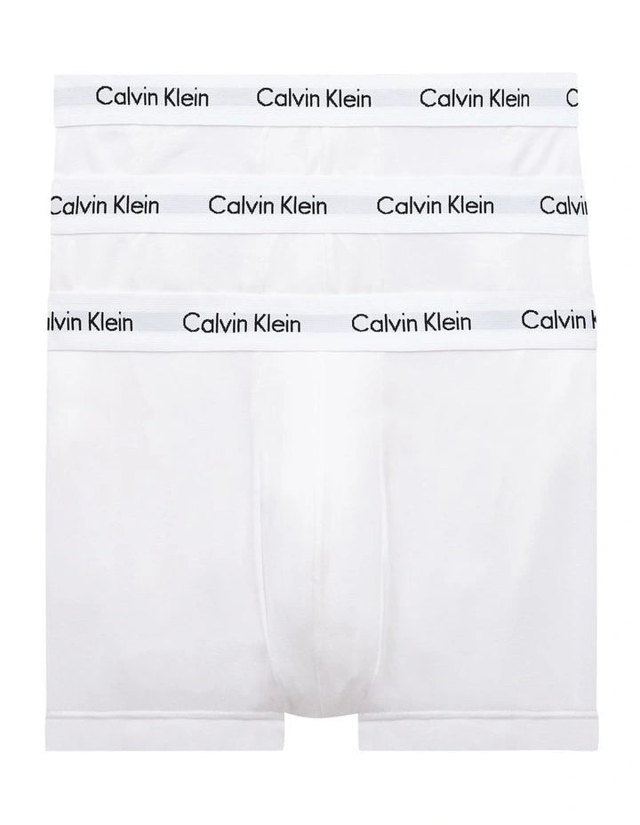 Calvin Klein Cotton Stretch 3 PACK Low Rise Trunk