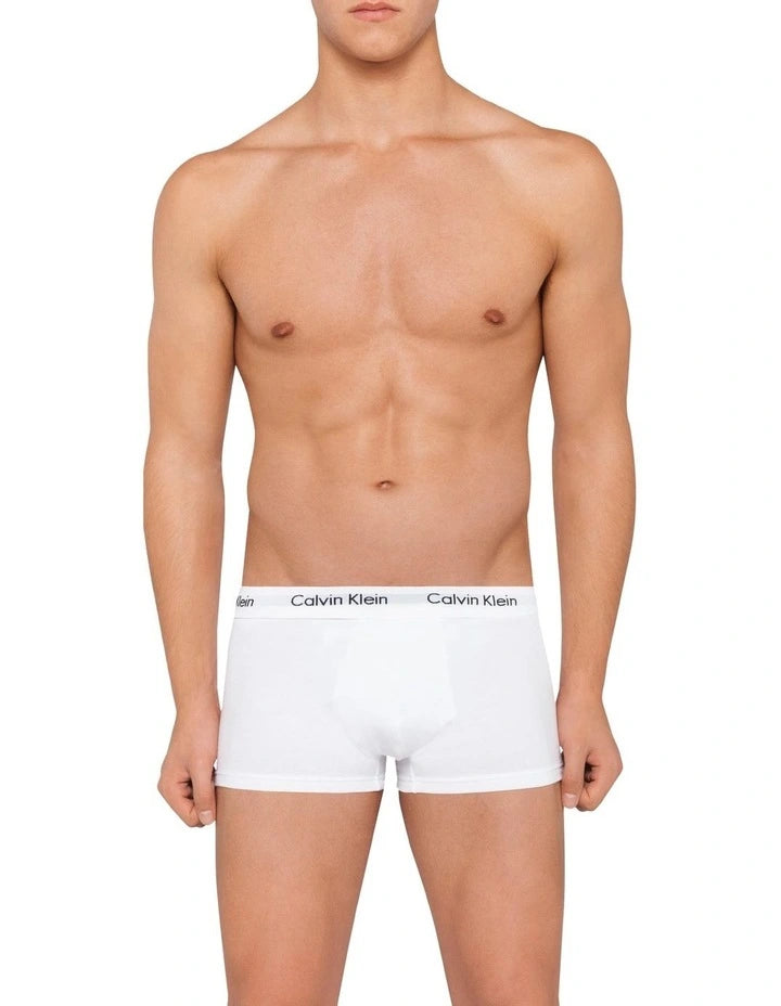 Calvin Klein Cotton Stretch 3 PACK Low Rise Trunk