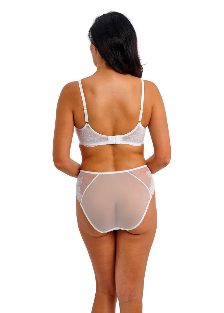 Vivid Attraction White Non Wired Bralette in White