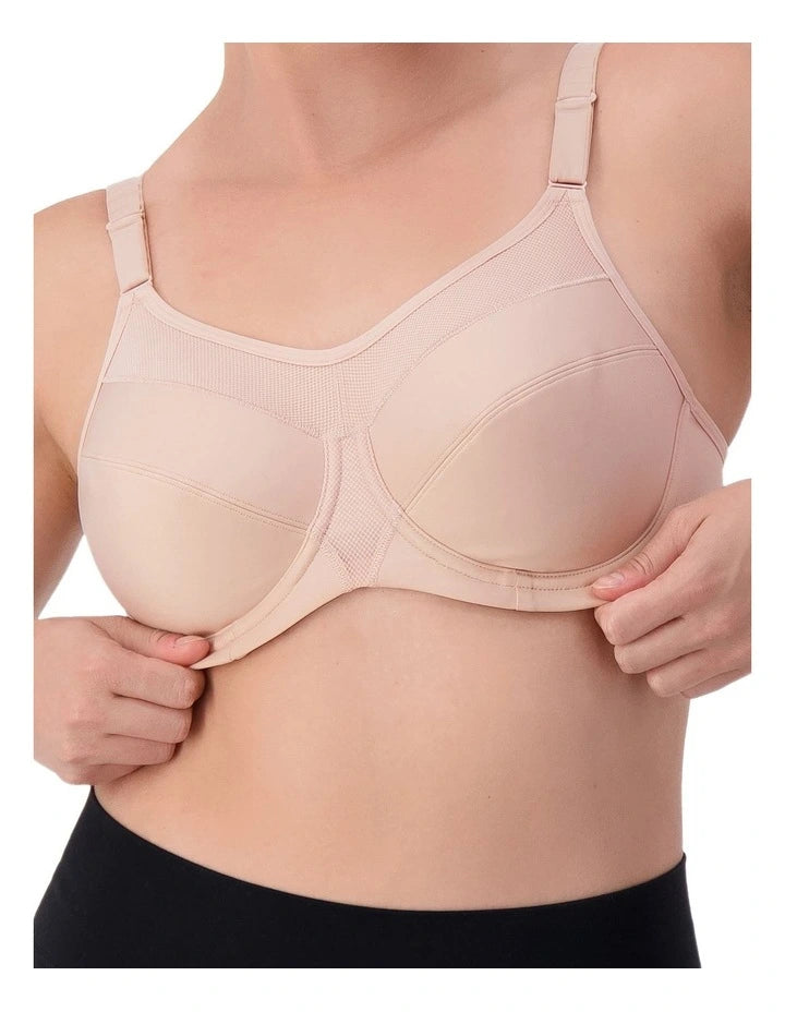 Triaction Ultra Wired Sports Bra - Fig Pink
