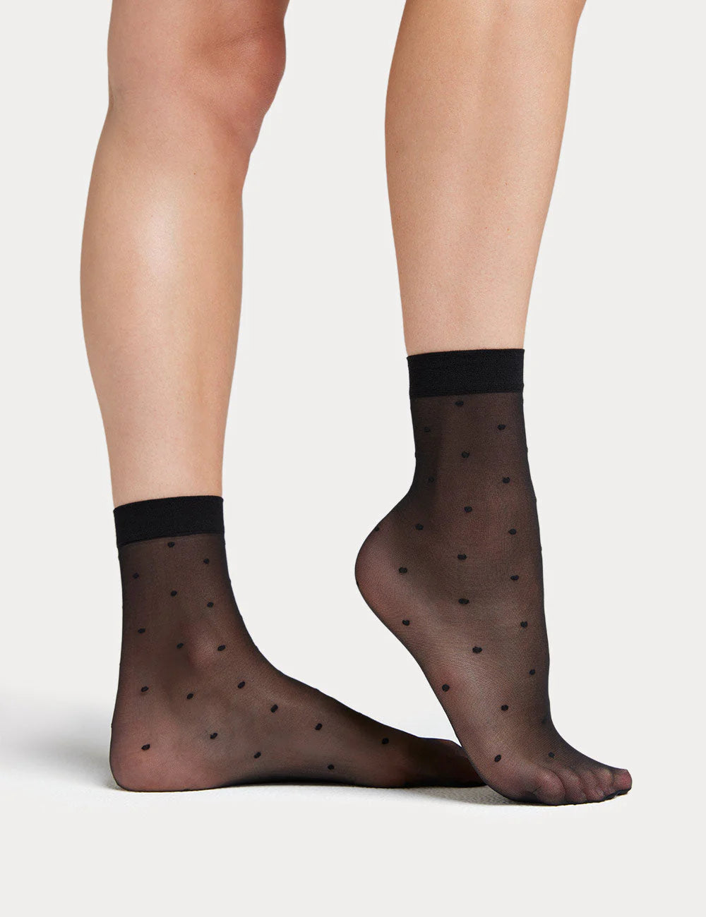 Spacious Spot Anklet - Black
