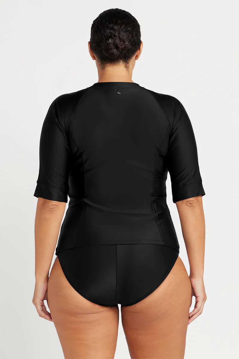 Black Hues Seurat Sunsafe Top Short Sleeve