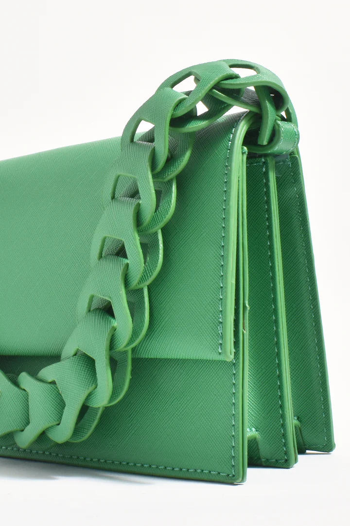 Jessica Structured Chain Mini Handbag