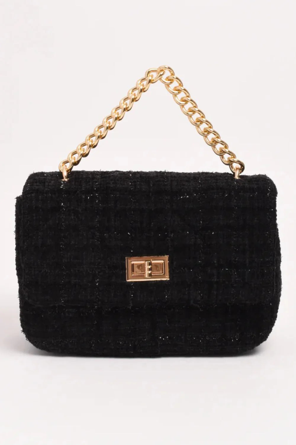 Esme Tweed Small Bag in Black