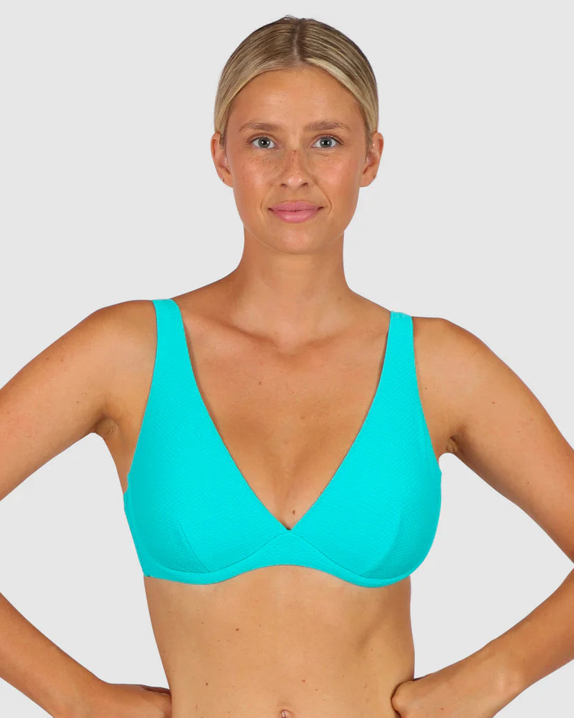 Rococco D-E Cup Underwire Bikini Bra Top