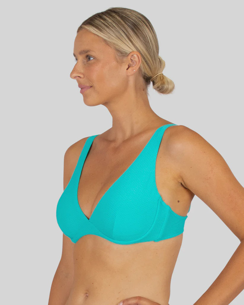 Rococco D-E Cup Underwire Bikini Bra Top