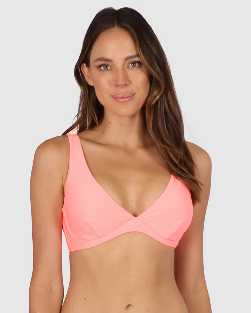 Rococco D-E Cup Underwire Bikini Bra Top