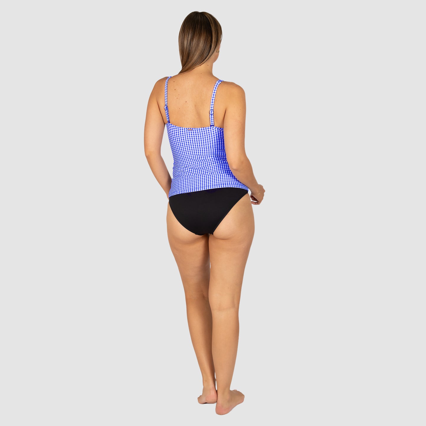 Riviera D.E Wrap Singlet Top in Sapphire