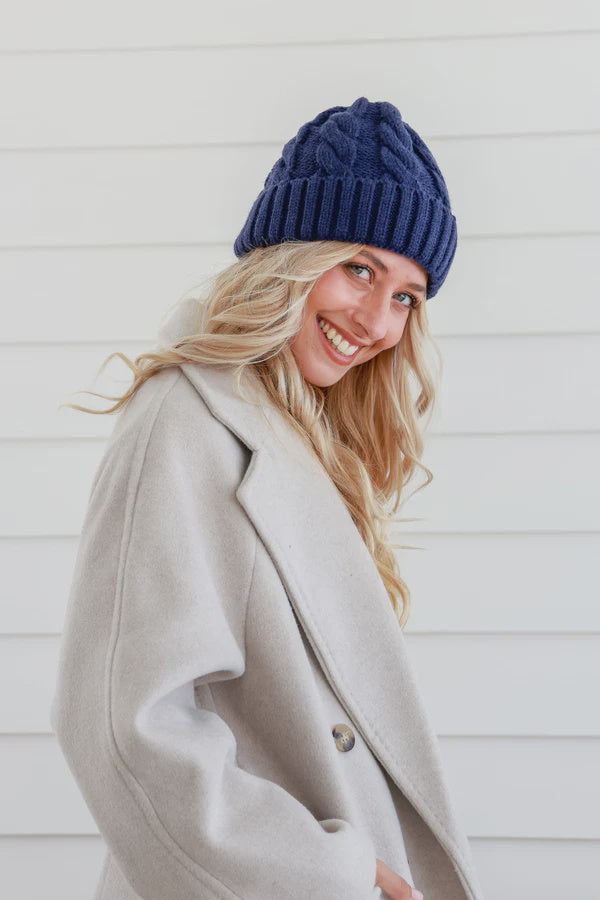 Cable Knit Beanie