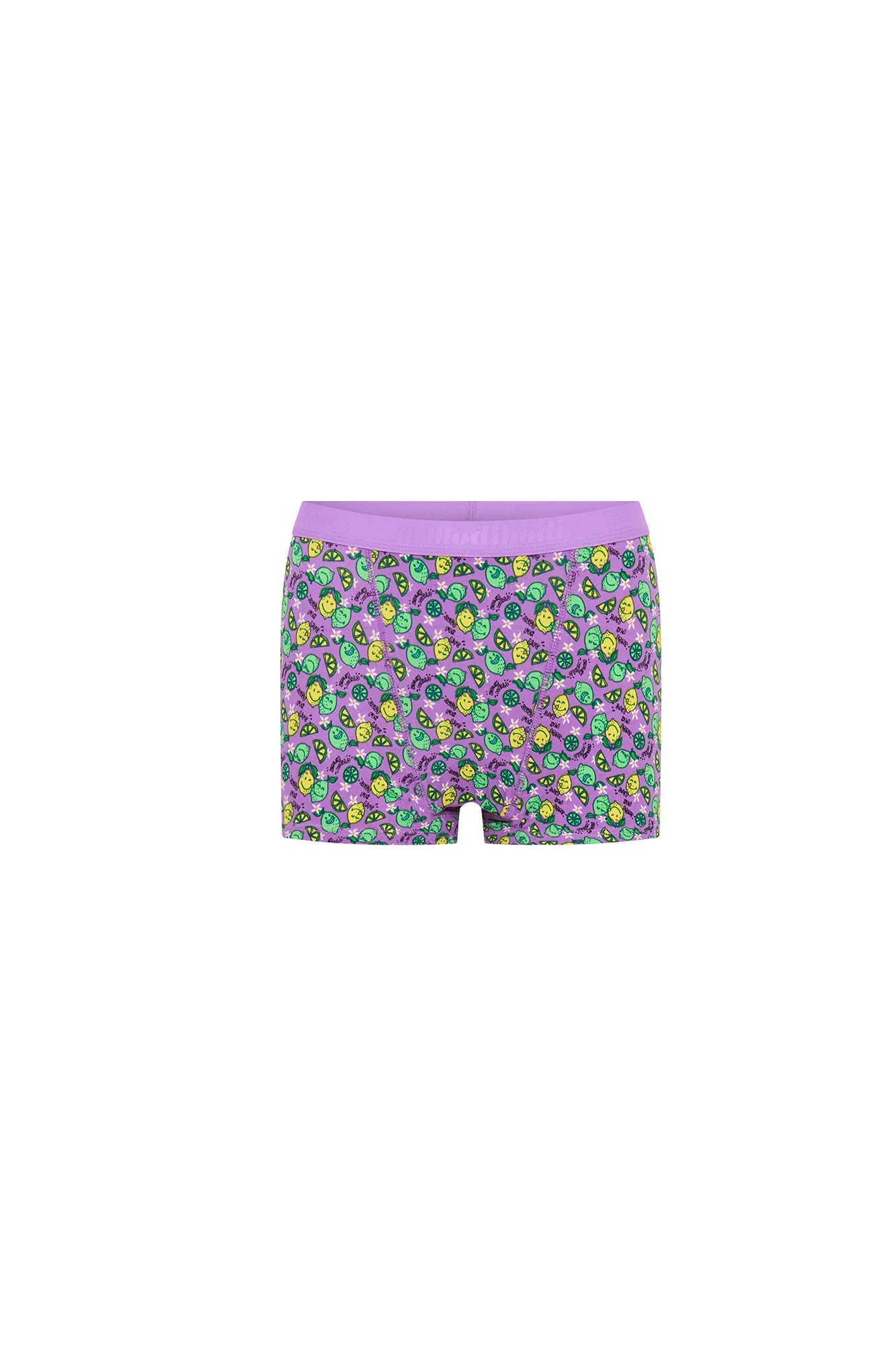 Modibodi Teen Hipster Boyshort Moisture Wicking Lucky Lemon Limes