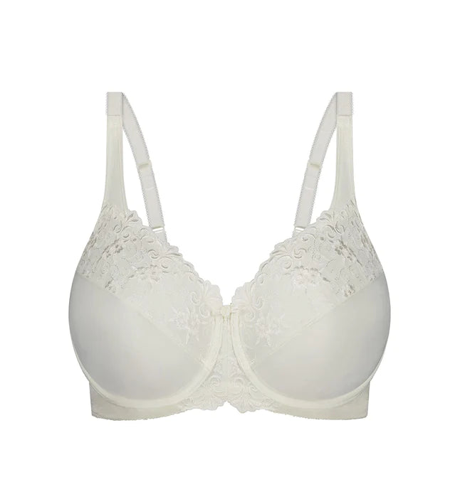 Triumph coloured Embroidered Minimiser Bra