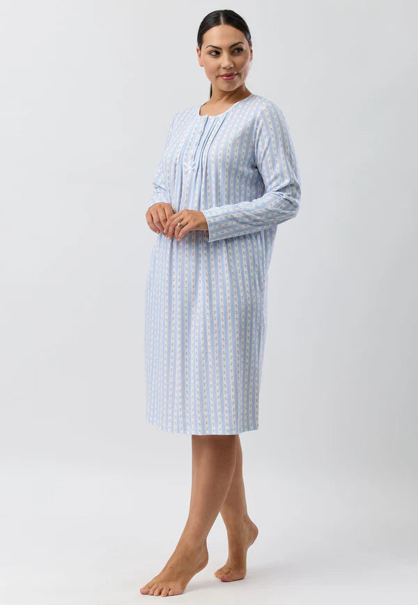 Rose Stripe Nightie