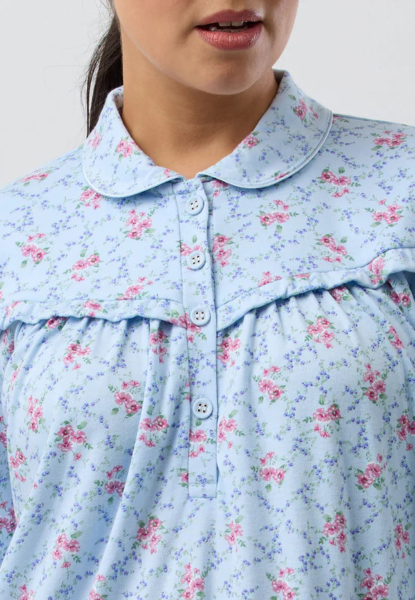 POSY COLLAR NIGHTIE - SK248PO5