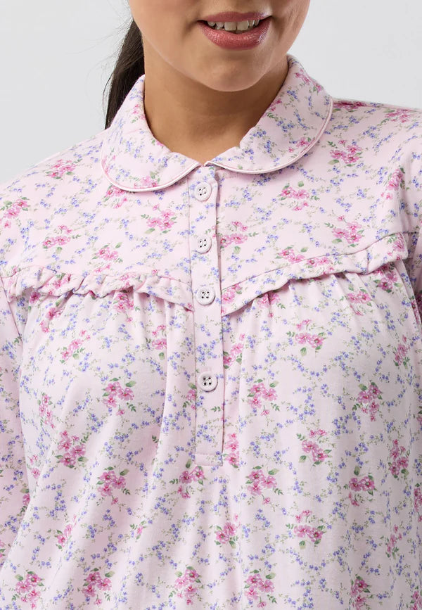 POSY COLLAR NIGHTIE - SK248PO5