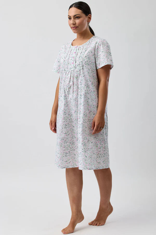 Pansies Nightie in Pink