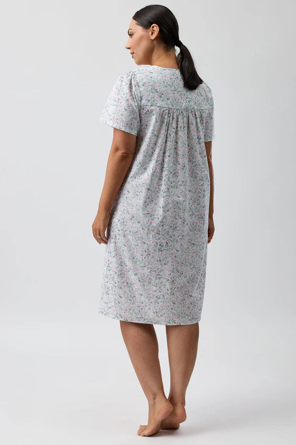 Pansies Nightie in Pink