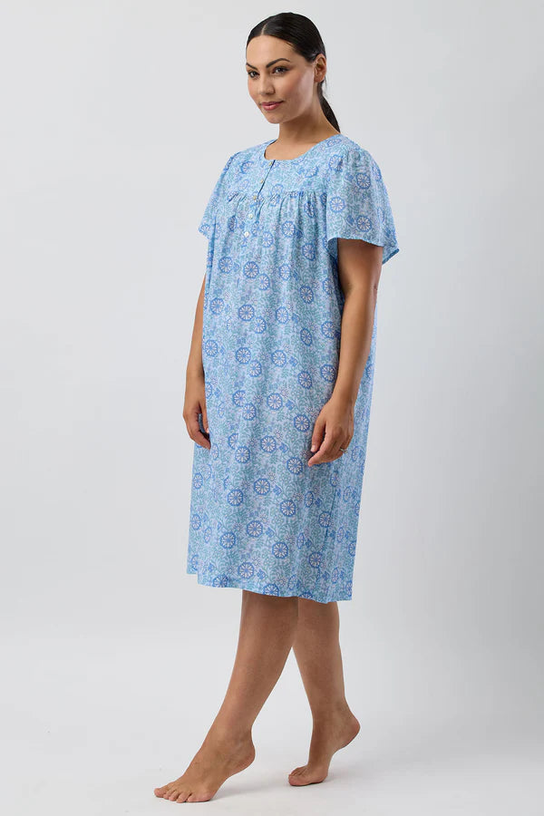 Boho Nightie in Sky