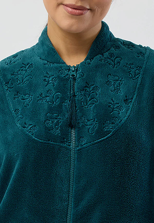 Shrank ZIP EMBROIDERED GOWN