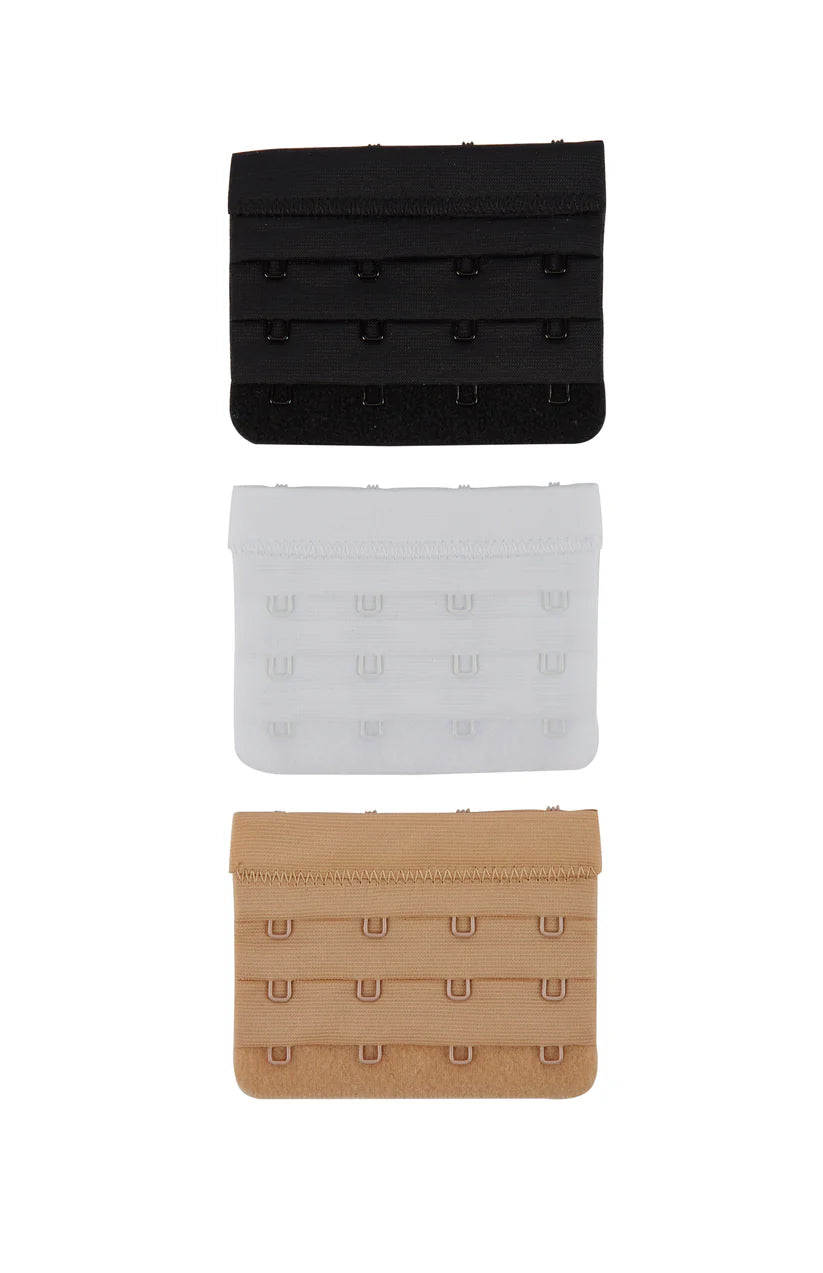 Bra Extender 3 Pk Multi Colour