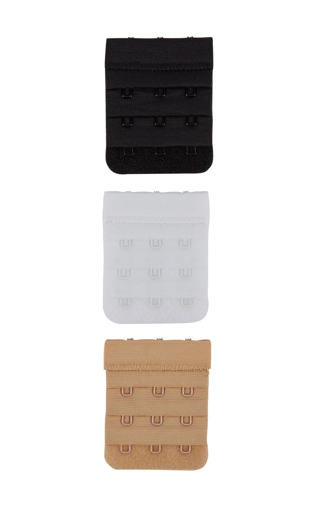 Bra Extender 3 Pk Multi Colour