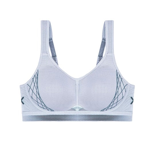 Triaction Cardio Flow Padded Bra in Platinum