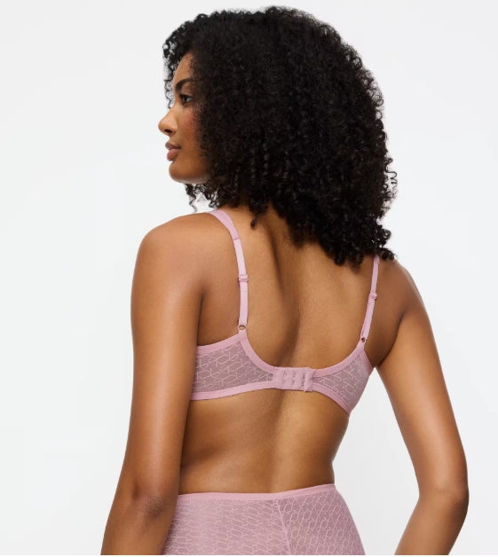 Signature Sheer Minimiser Bra in Blossom Kiss