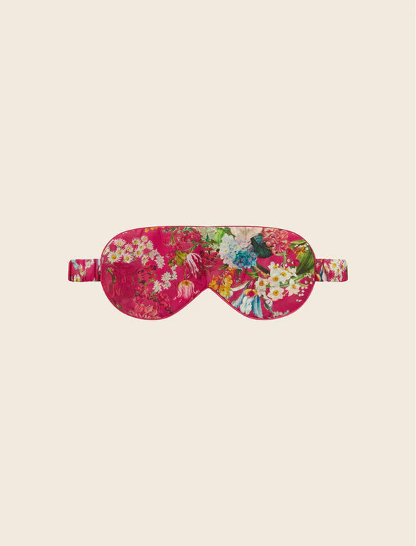 Holly Eye Mask in Geranium