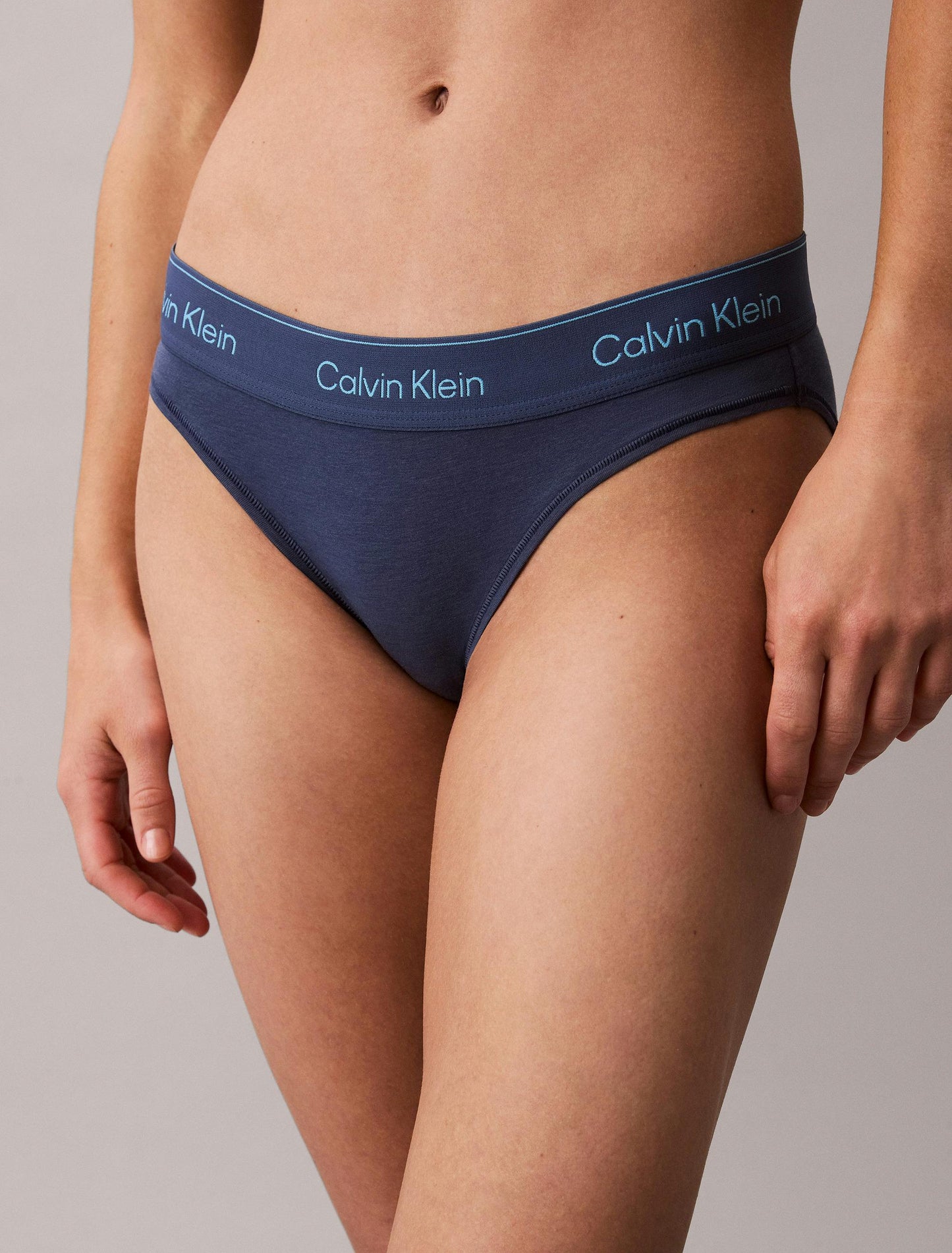 Icon Cotton Modal Bikini Brief in Dark Denim