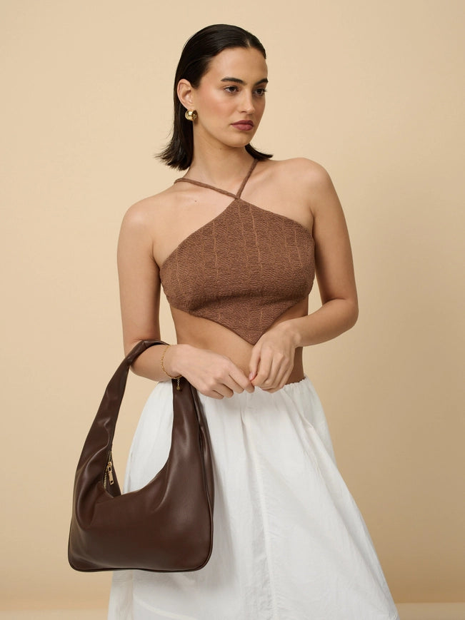 Cromwell Hobo Bag in Brown