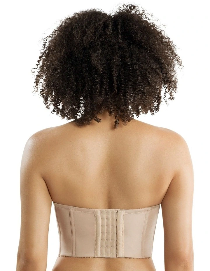 Elissa Seamless Padded Longline Strapless Bra