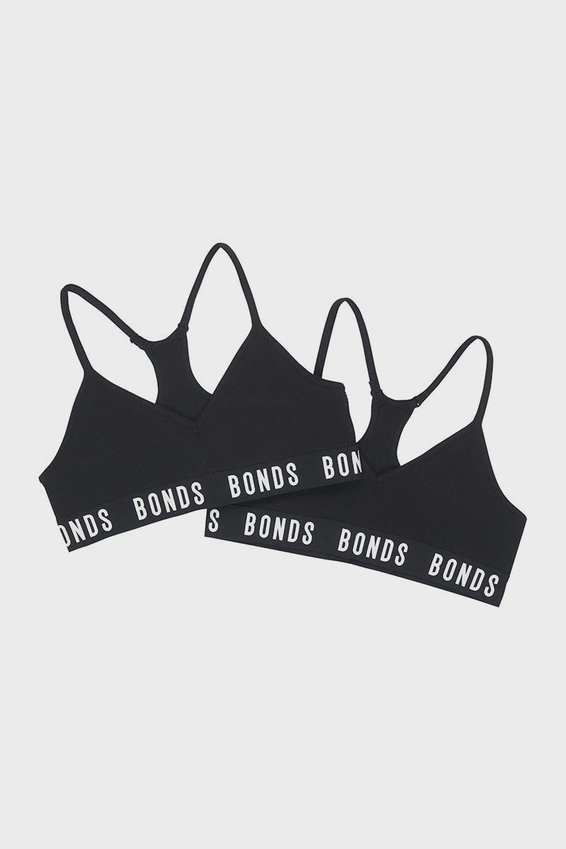 Bonds Racer Back Crop - 2 Pack