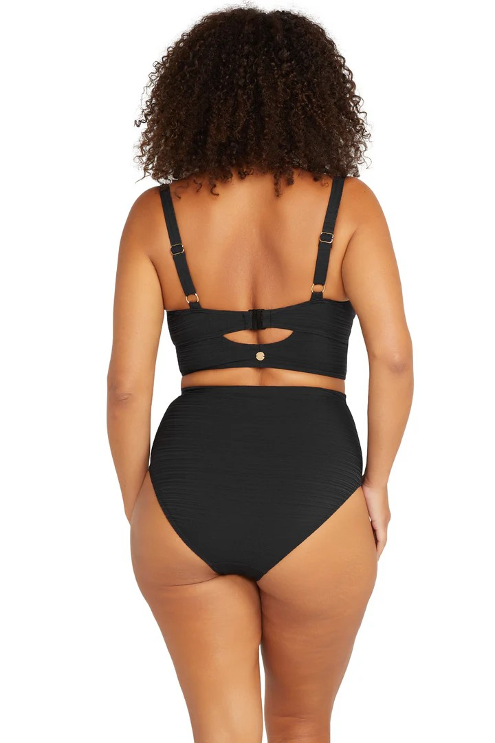 Black Sculpt Renoir High Waist Bikini Bottom