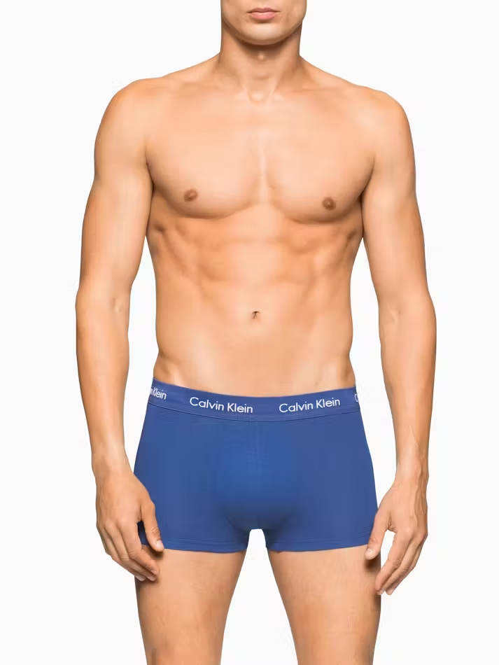 Calvin Klein Cotton Stretch 3 PACK Low Rise Trunk