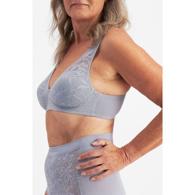 Ultralight Wirefree Bra in Silver Blue