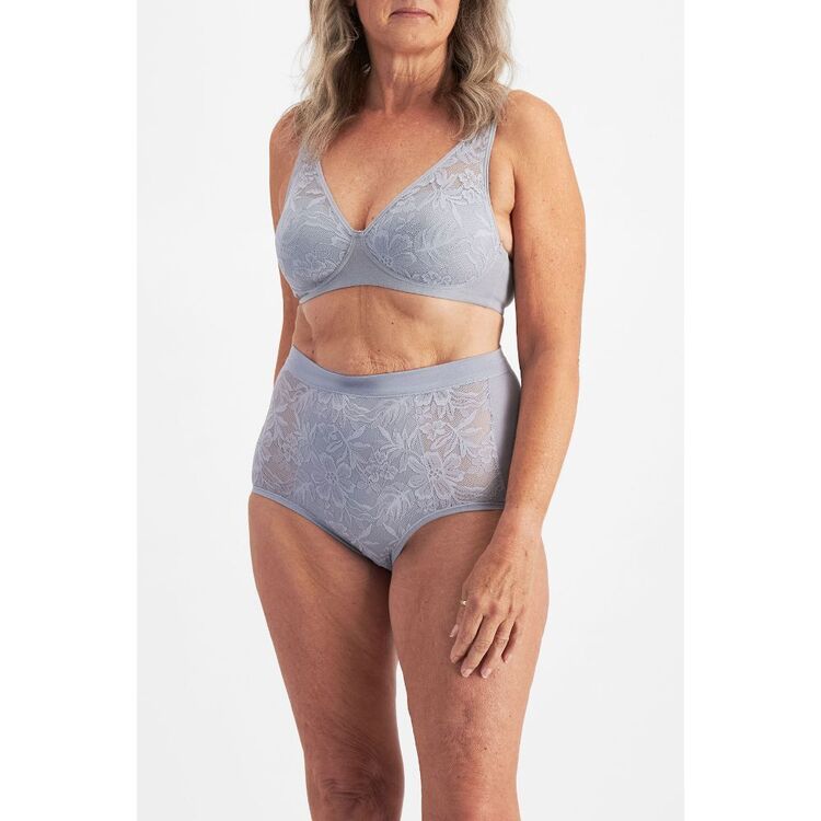 Ultralight Wirefree Bra in Silver Blue