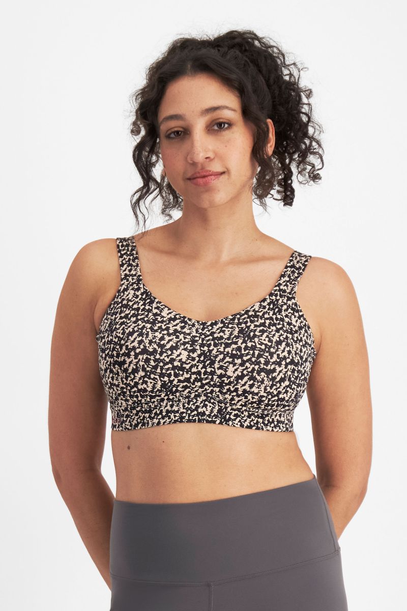 Smooth Power Wirefree Bra in Granite Mirage