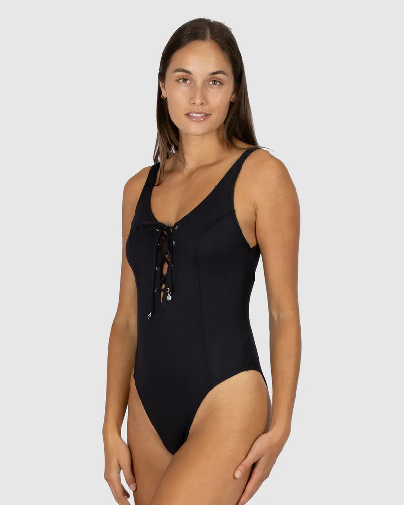 Chloro 80s high leg one piece