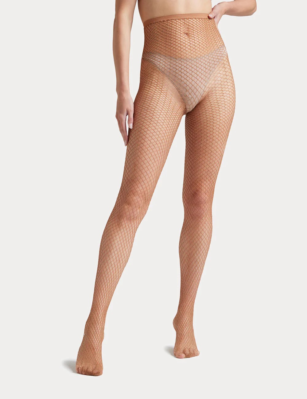 Lurex Fishnet Tight