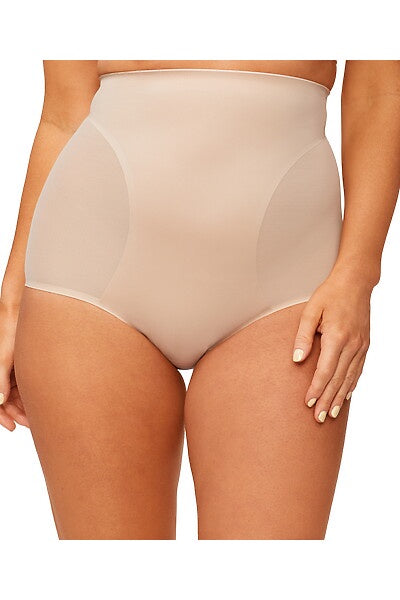 Nancy Ganz Solid And Sheer High Waisted Brief