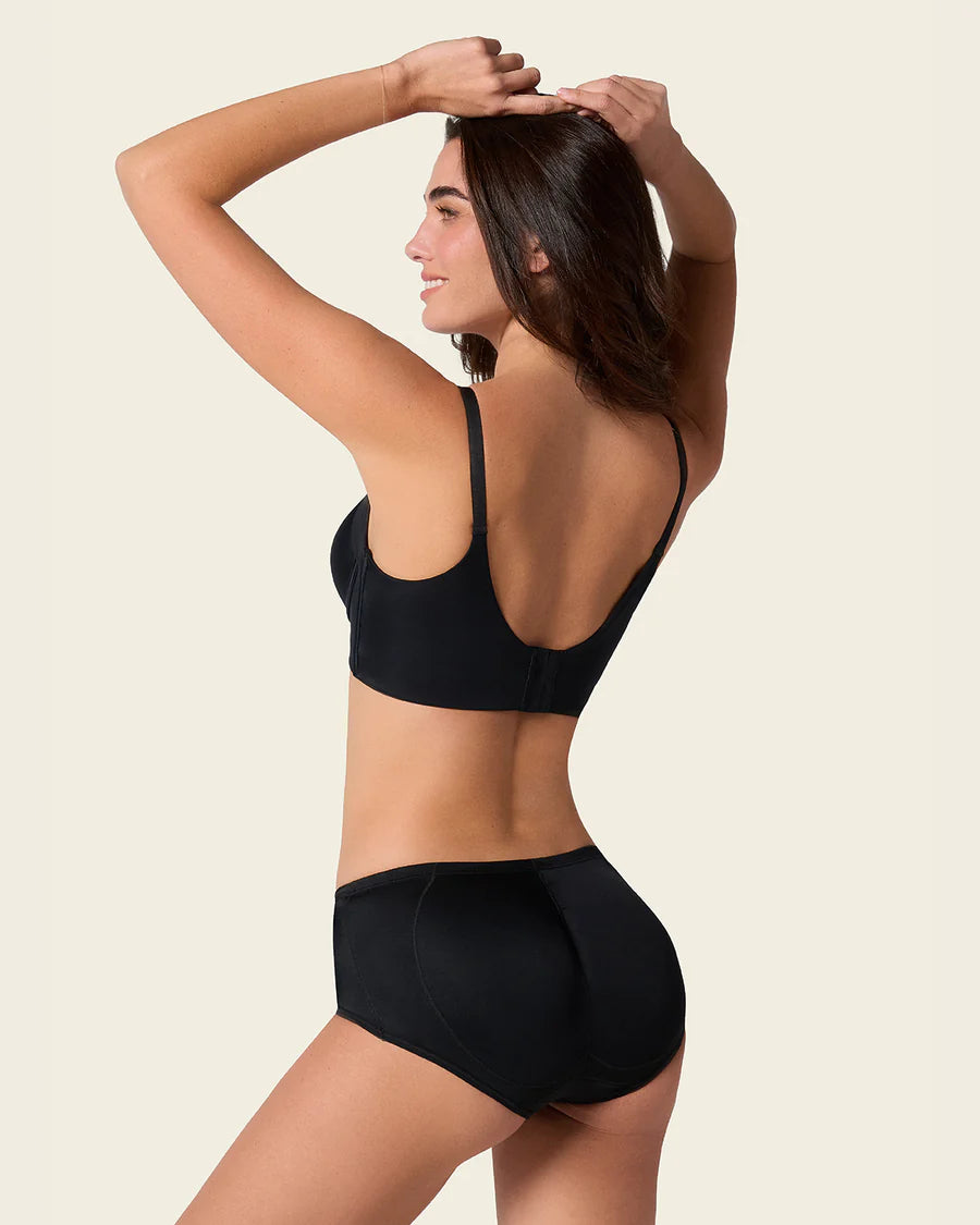Magic Instant Butt Lift Padded Panty in Black