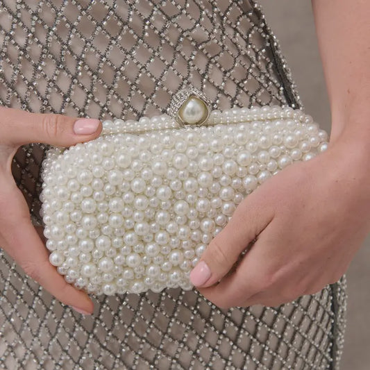 Cosmo Pearl Clutch Bag